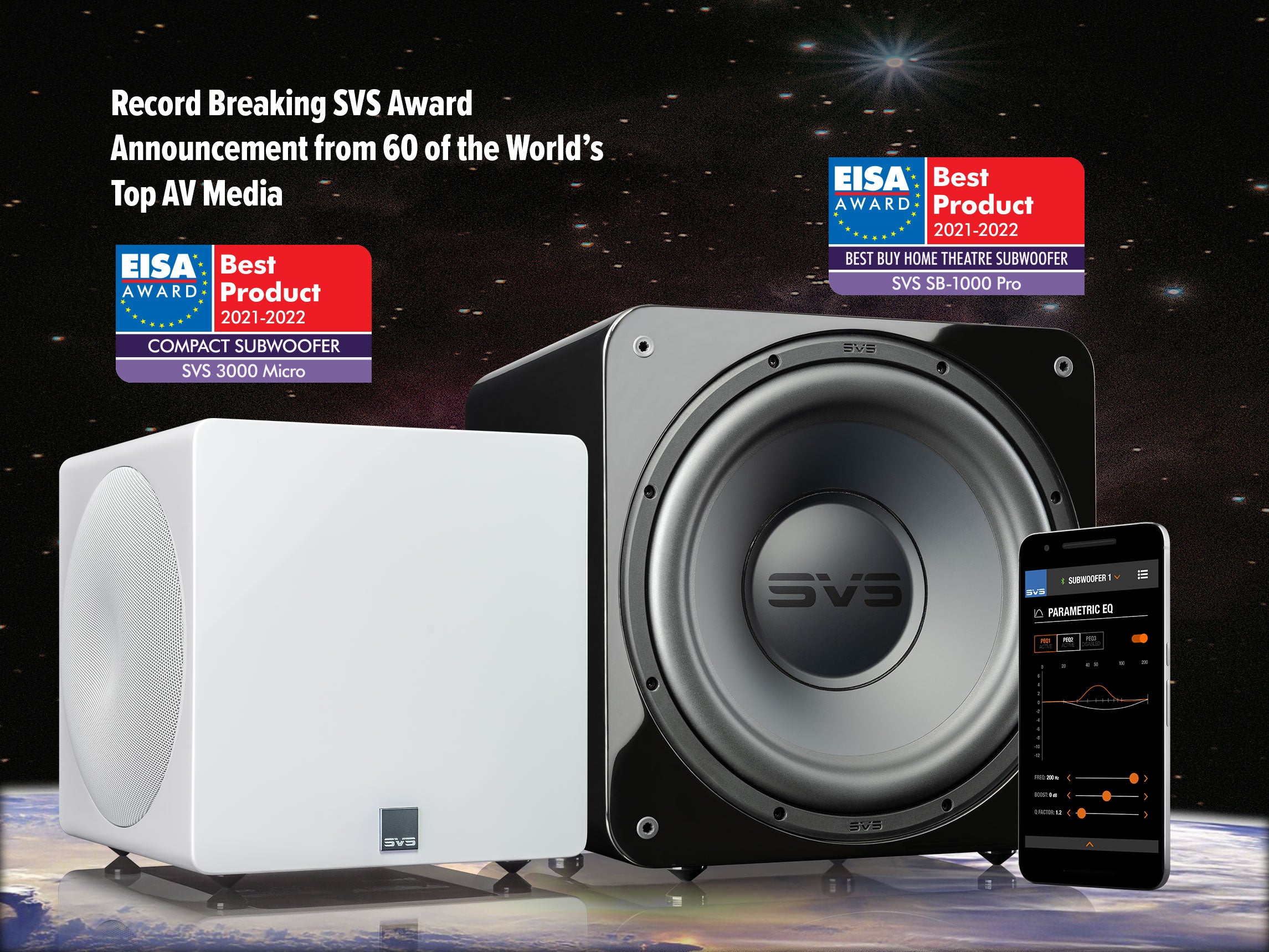 SVS Earns for Best Compact Subwoofer (3000 Micro) Best