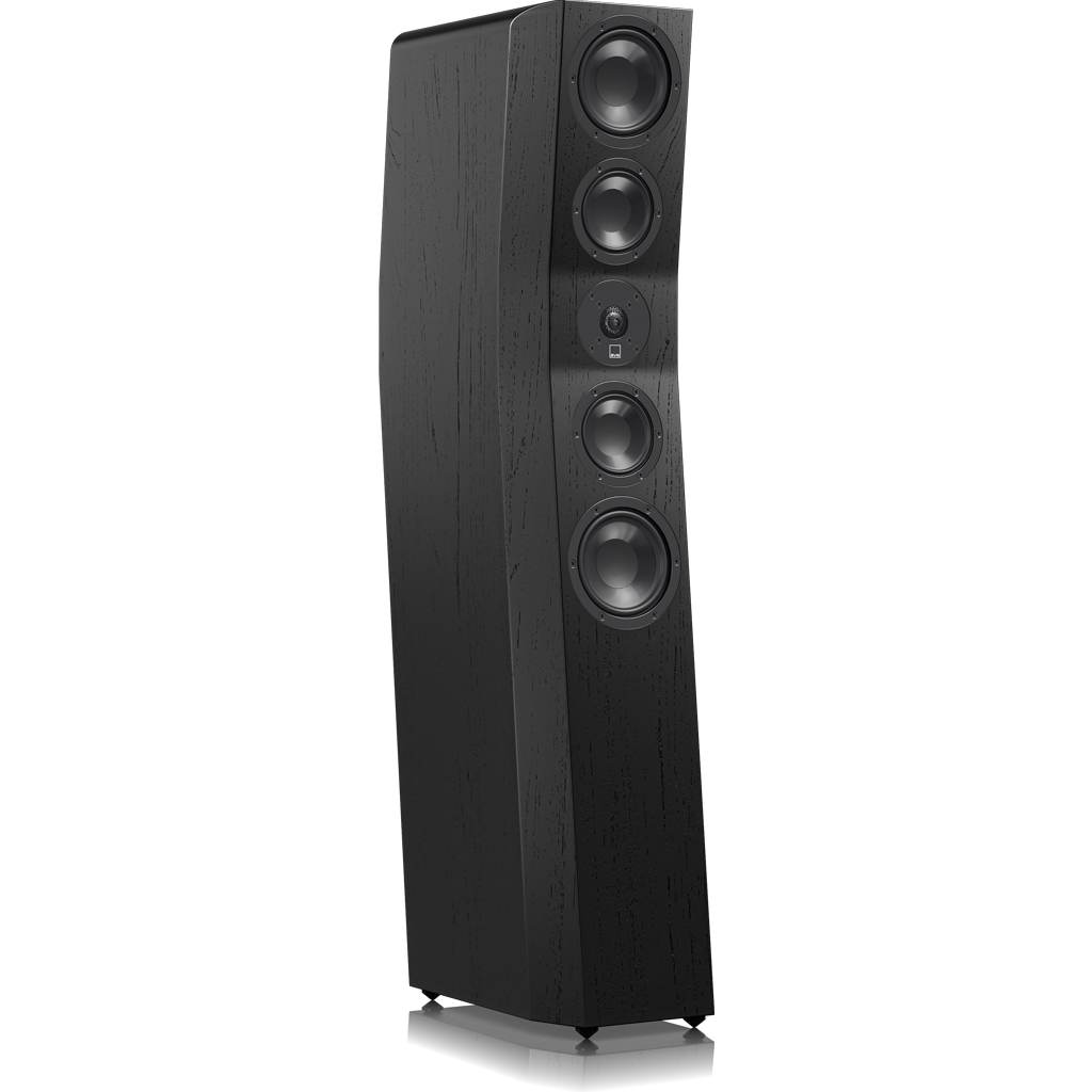 Ultra Evolution Tower in Black Oak Veneer