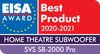EISA - Best Product - 2020-2021 - Home Theatre Subwoofer - SVS SB-2000 Pro