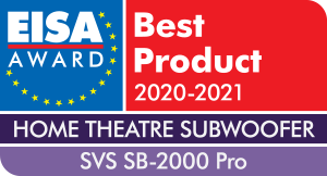 EISA - Best Product - 2020-2021 - Home Theatre Subwoofer - SVS SB-2000 Pro