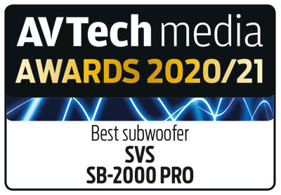 AVTech - Media Awards 2020/2021 - Best Subwoofer - SB-2000 Pro