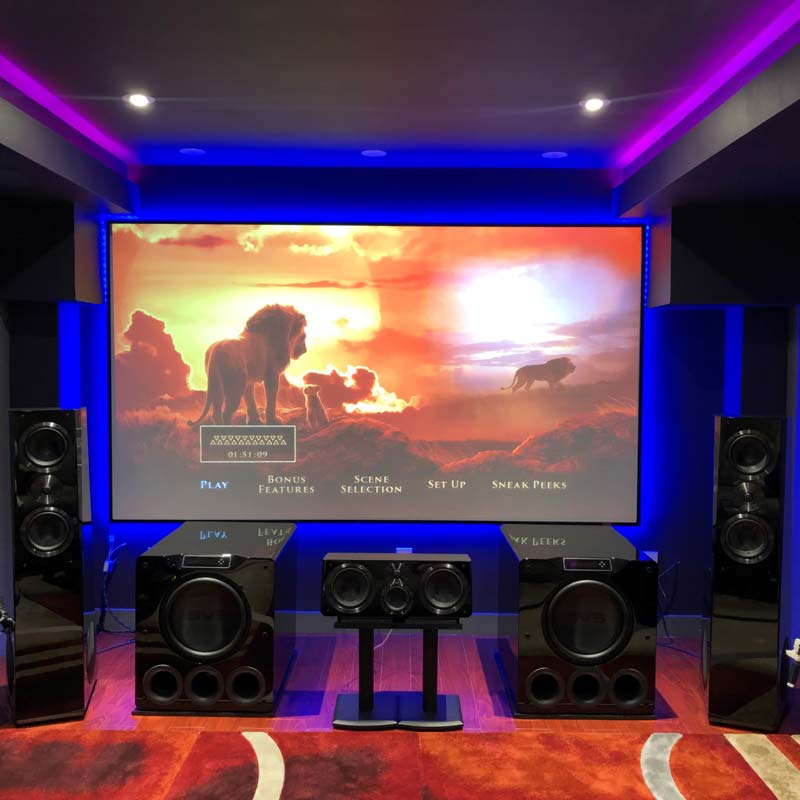 Former Blockbuster Employee Brings Cinema Home with 7.2.4 SVS Speaker System