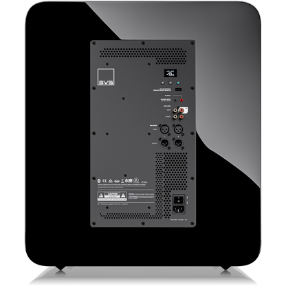 PB-5000 R|Evolution Subwoofer in Piano Gloss Black Finish Rear Shot