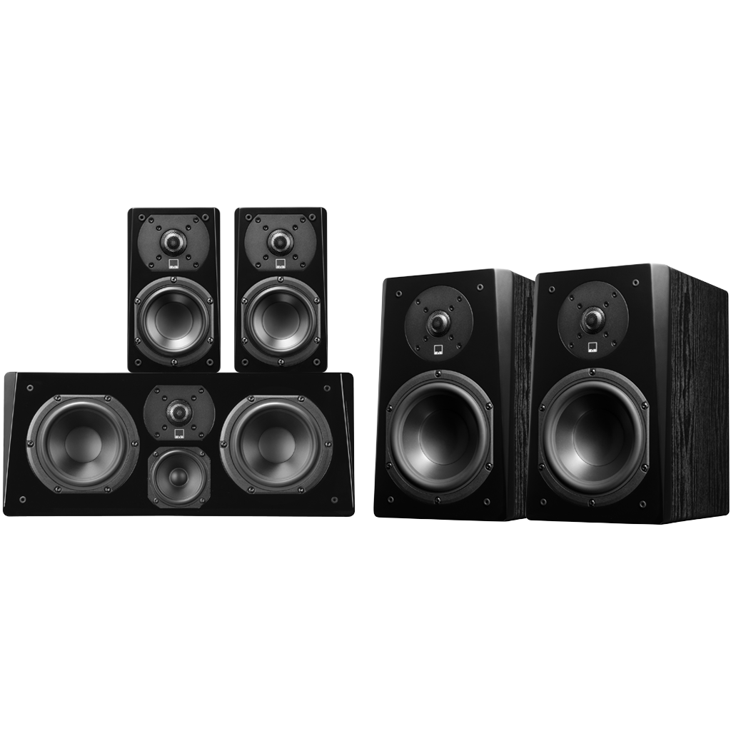SVS Prime Bookshelf Surround Sound System Home Theater Speakers