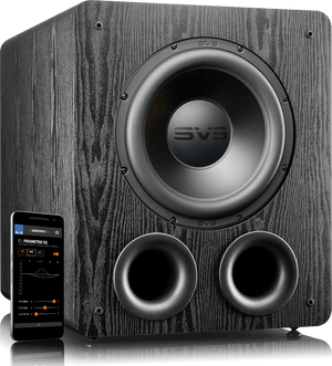 PB-2000 Pro Subwoofer in Premium Black Ash